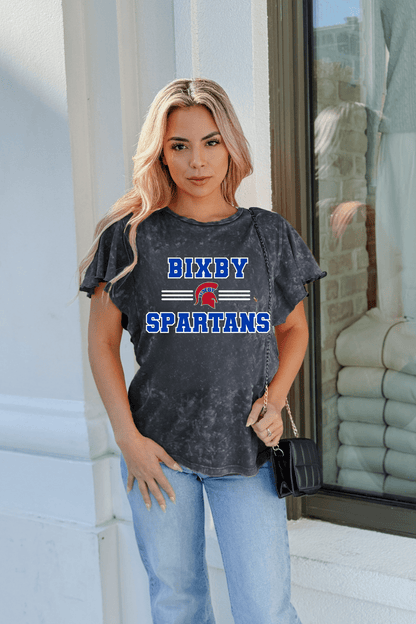 BIXBY SPARTANS FLUTTER SLEEVE TEE - The Club