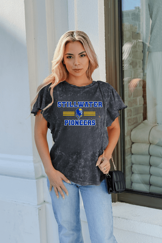 STILLWATER PIONEERS FLUTTER SLEEVE TEE - The Club