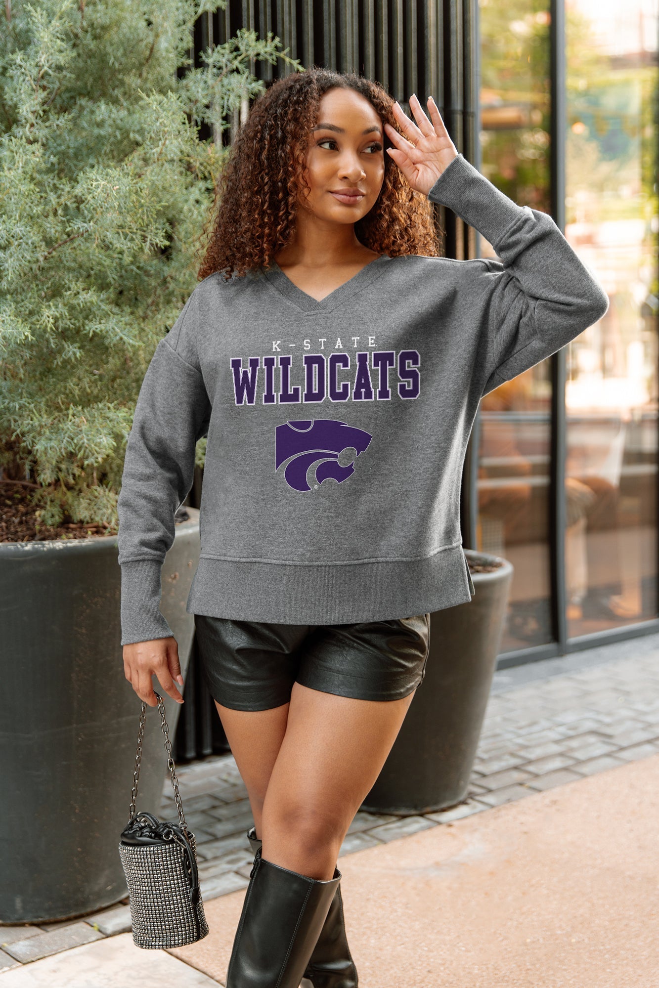 KANSAS STATE WILDCATS MOST WANTED CLASSIC FRENCH TERRY PULLOVER