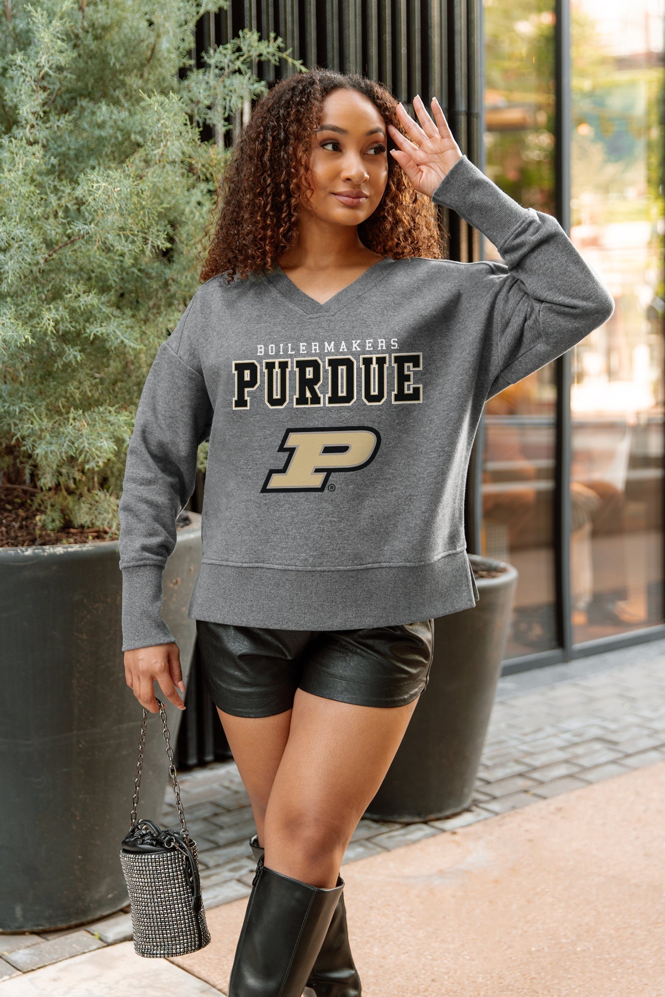PURDUE BOILERMAKERS MOST WANTED CLASSIC FRENCH TERRY PULLOVER