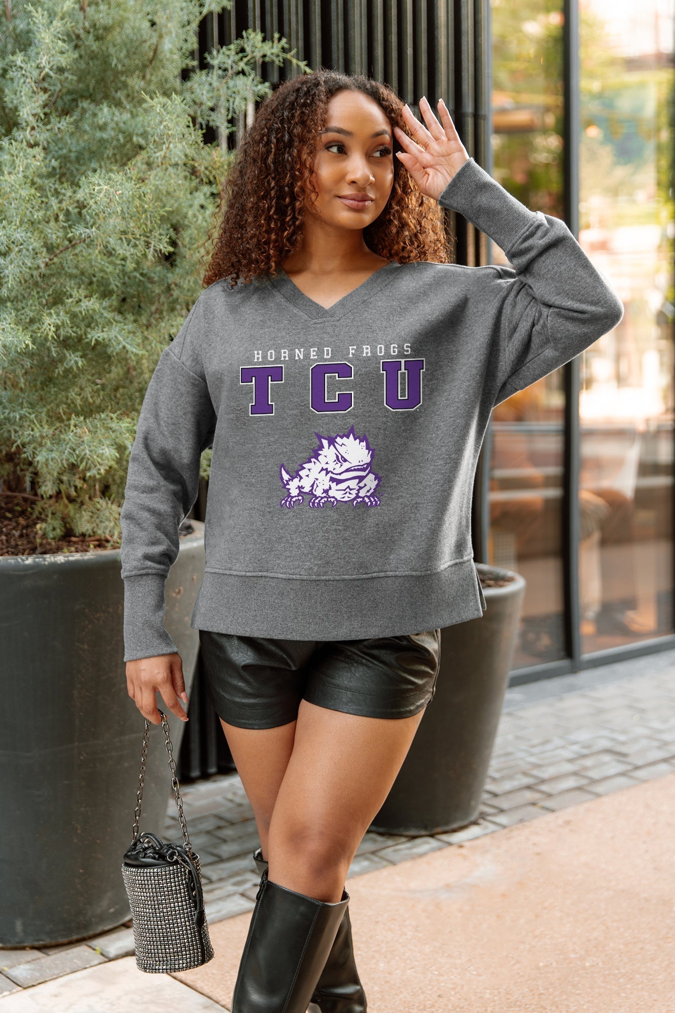 TCU HORNED FROGS MOST WANTED CLASSIC FRENCH TERRY PULLOVER