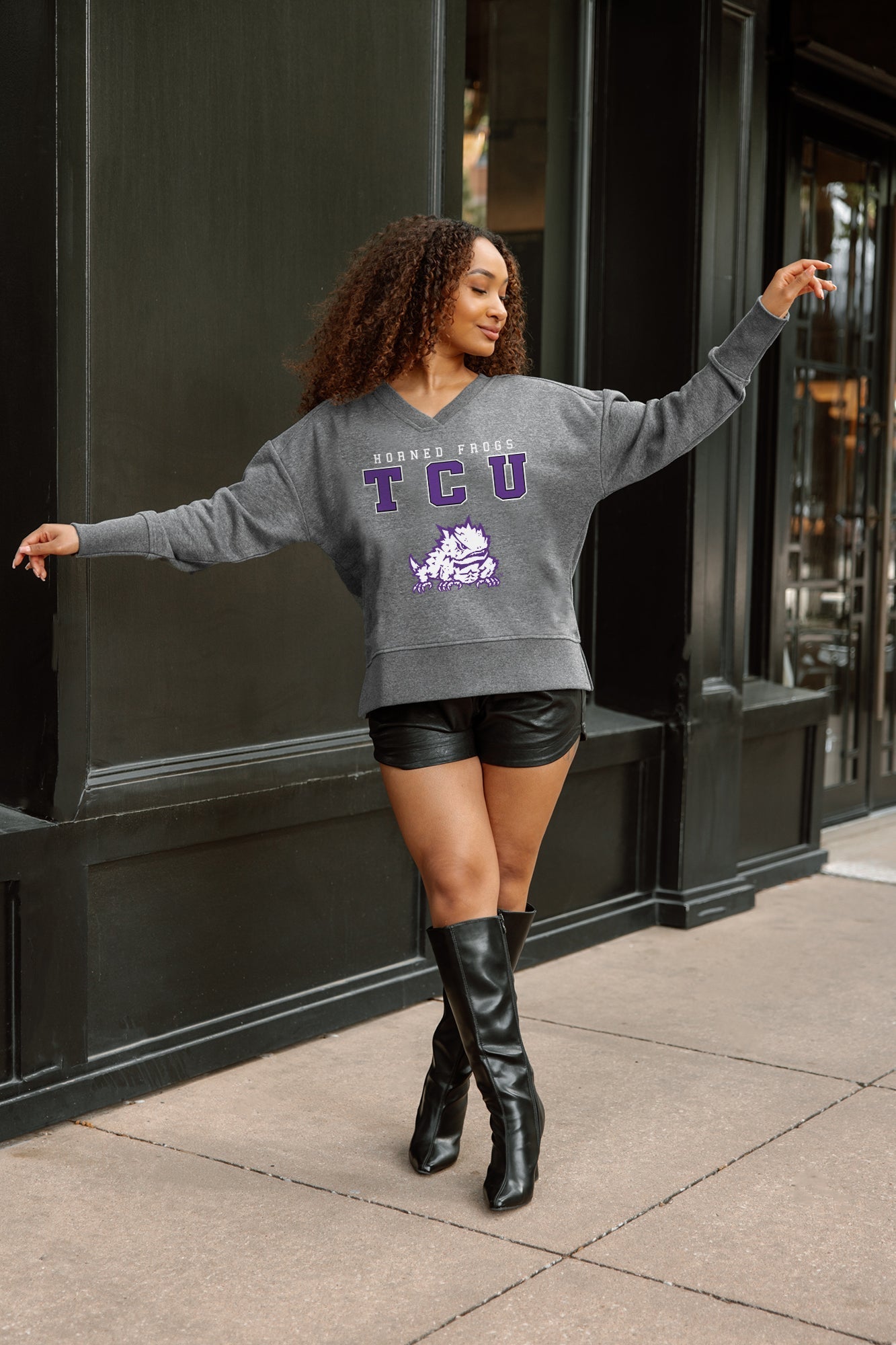 TCU HORNED FROGS MOST WANTED CLASSIC FRENCH TERRY PULLOVER