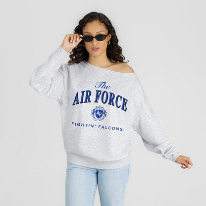 AIR FORCE FALCONS OFFSIDES ENERGY RELAXED OFF-SHOULDER TOP