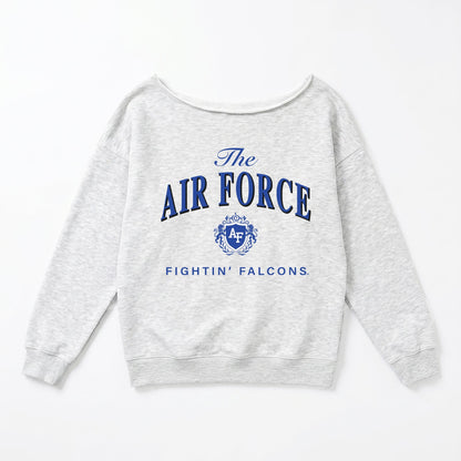 AIR FORCE FALCONS OFFSIDES ENERGY RELAXED OFF-SHOULDER TOP