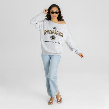 ARMY BLACK KNIGHTS OFFSIDES ENERGY RELAXED OFF-SHOULDER TOP