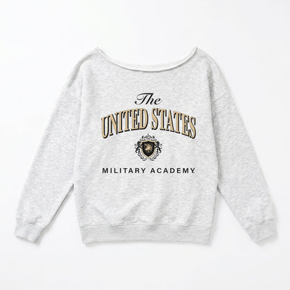 ARMY BLACK KNIGHTS OFFSIDES ENERGY RELAXED OFF-SHOULDER TOP
