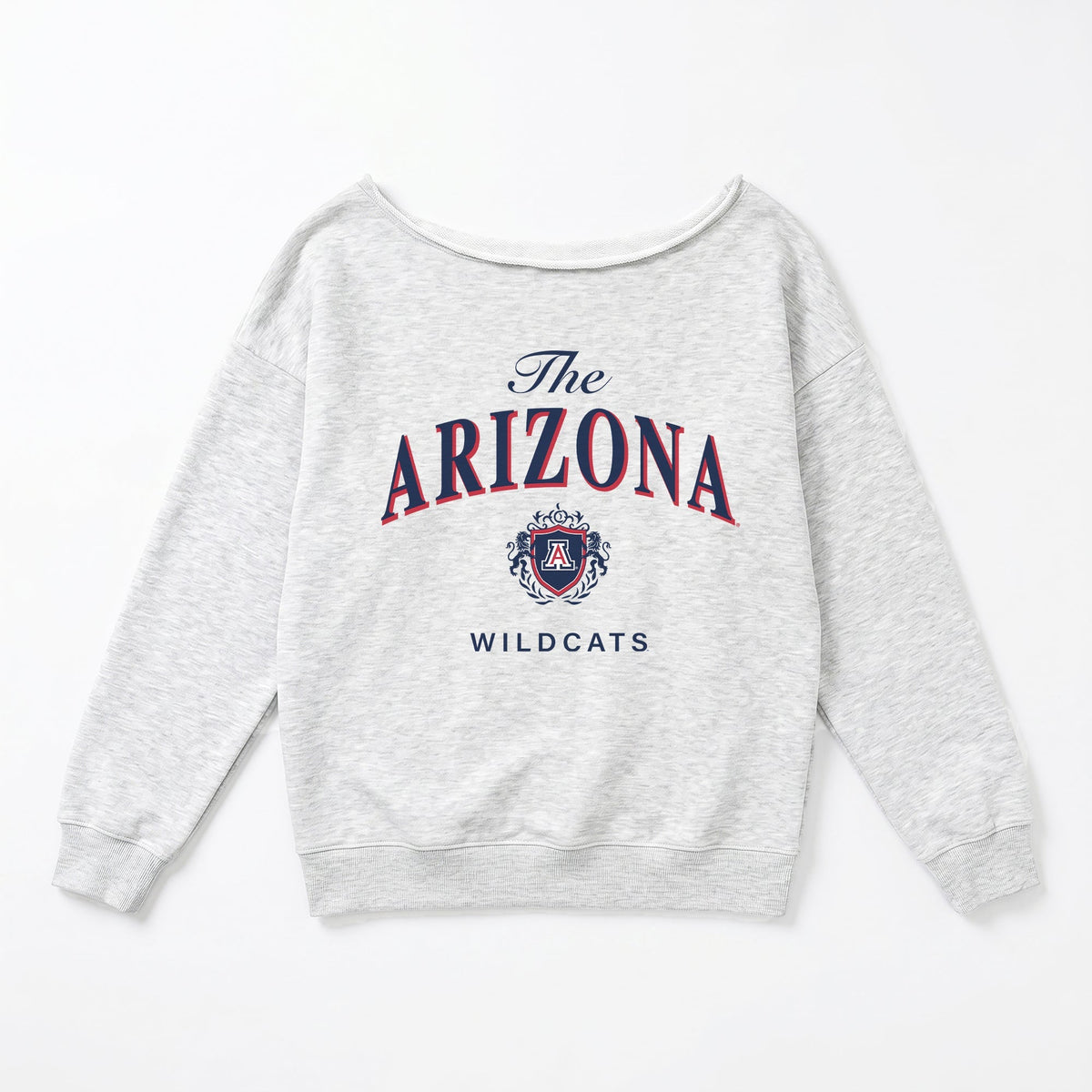 ARIZONA WILDCATS OFFSIDES ENERGY RELAXED OFF-SHOULDER TOP
