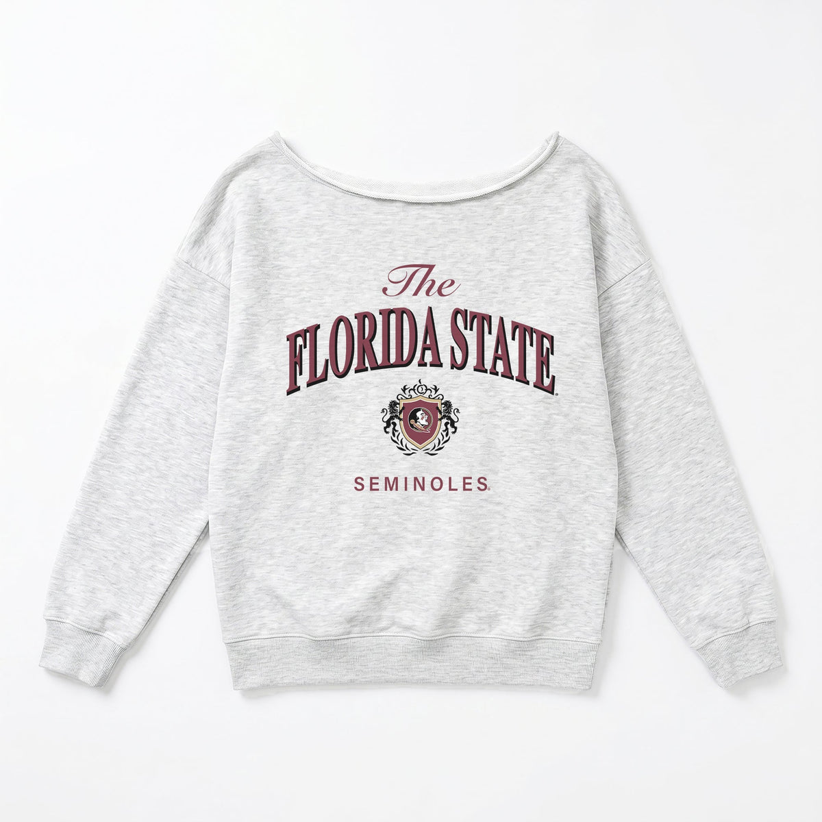 FLORIDA STATE SEMINOLES OFFSIDES ENERGY RELAXED OFF-SHOULDER TOP