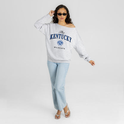 KENTUCKY WILDCATS OFFSIDES ENERGY RELAXED OFF-SHOULDER TOP