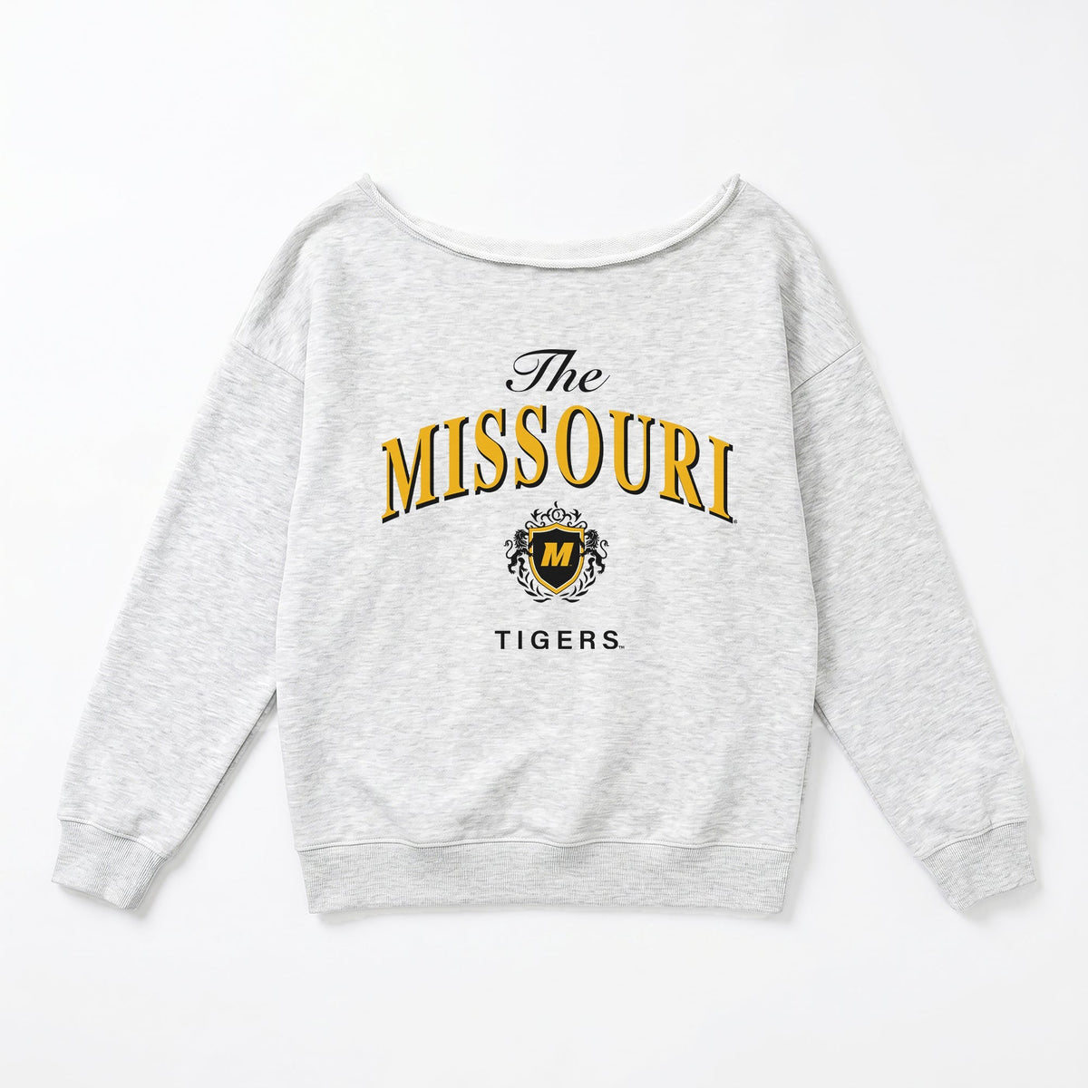 MISSOURI TIGERS OFFSIDES ENERGY RELAXED OFF-SHOULDER TOP