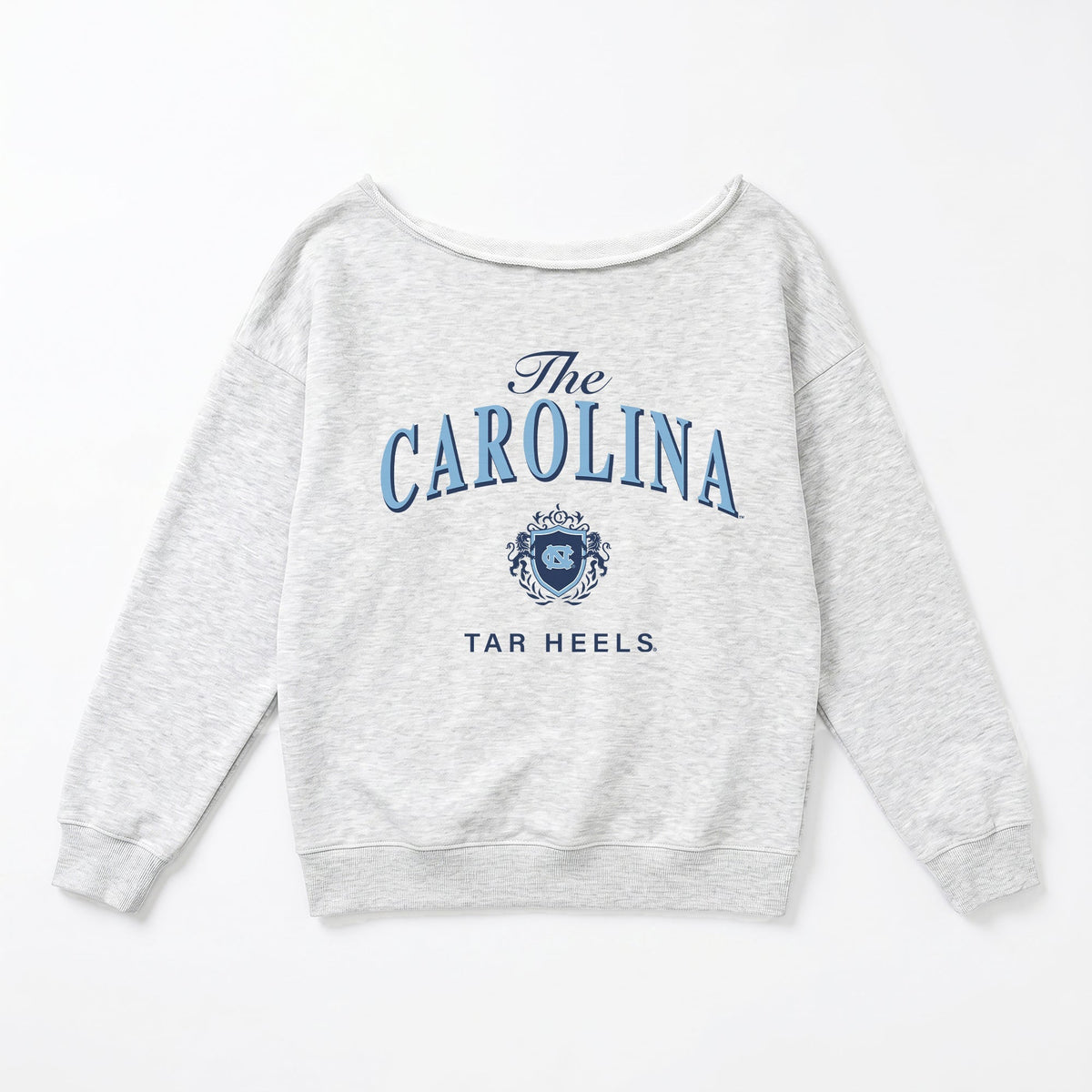 NORTH CAROLINA TAR HEELS OFFSIDES ENERGY RELAXED OFF-SHOULDER TOP