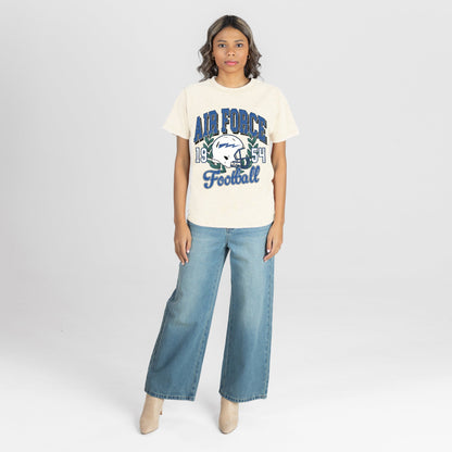AIR FORCE FALCONS RAISED ON VICTORY CLASSIC FIT COTTON BLEND CREWNECK TEE