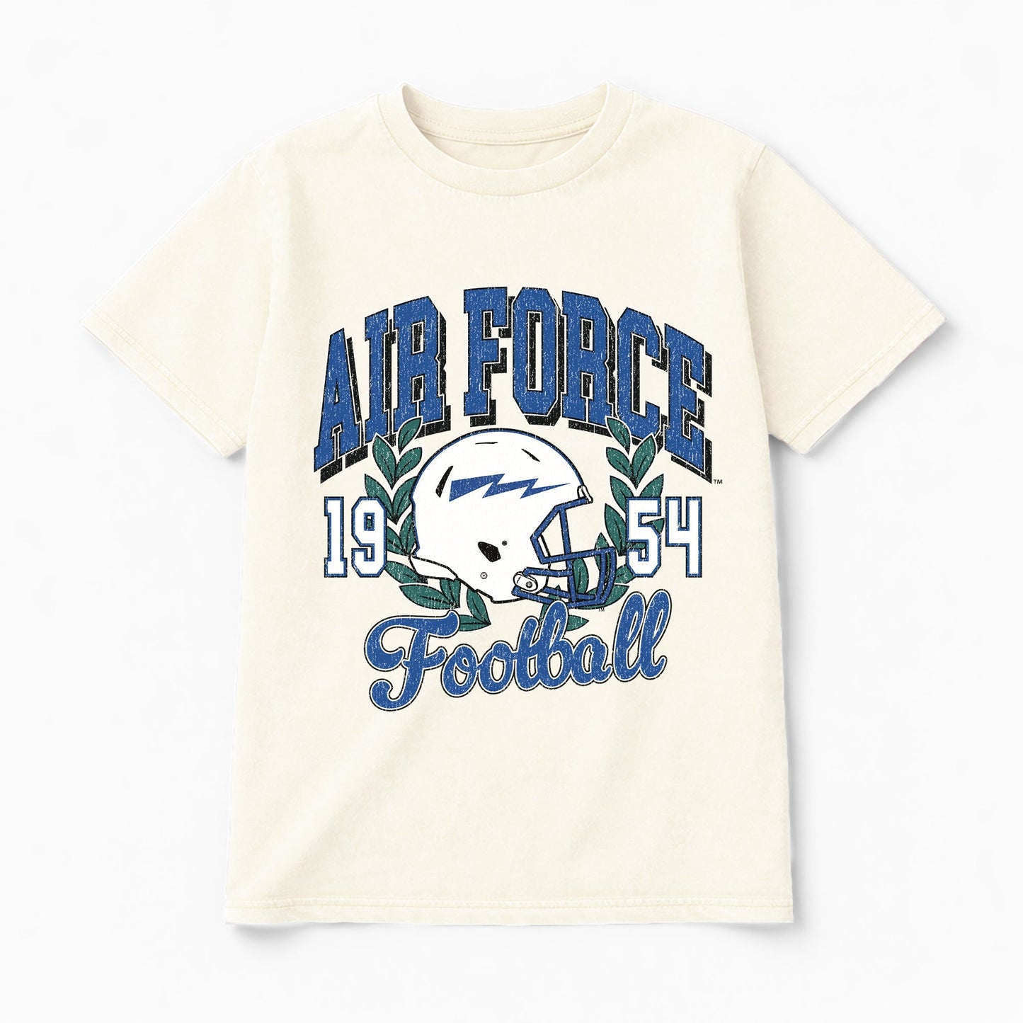 AIR FORCE FALCONS RAISED ON VICTORY CLASSIC FIT COTTON BLEND CREWNECK TEE
