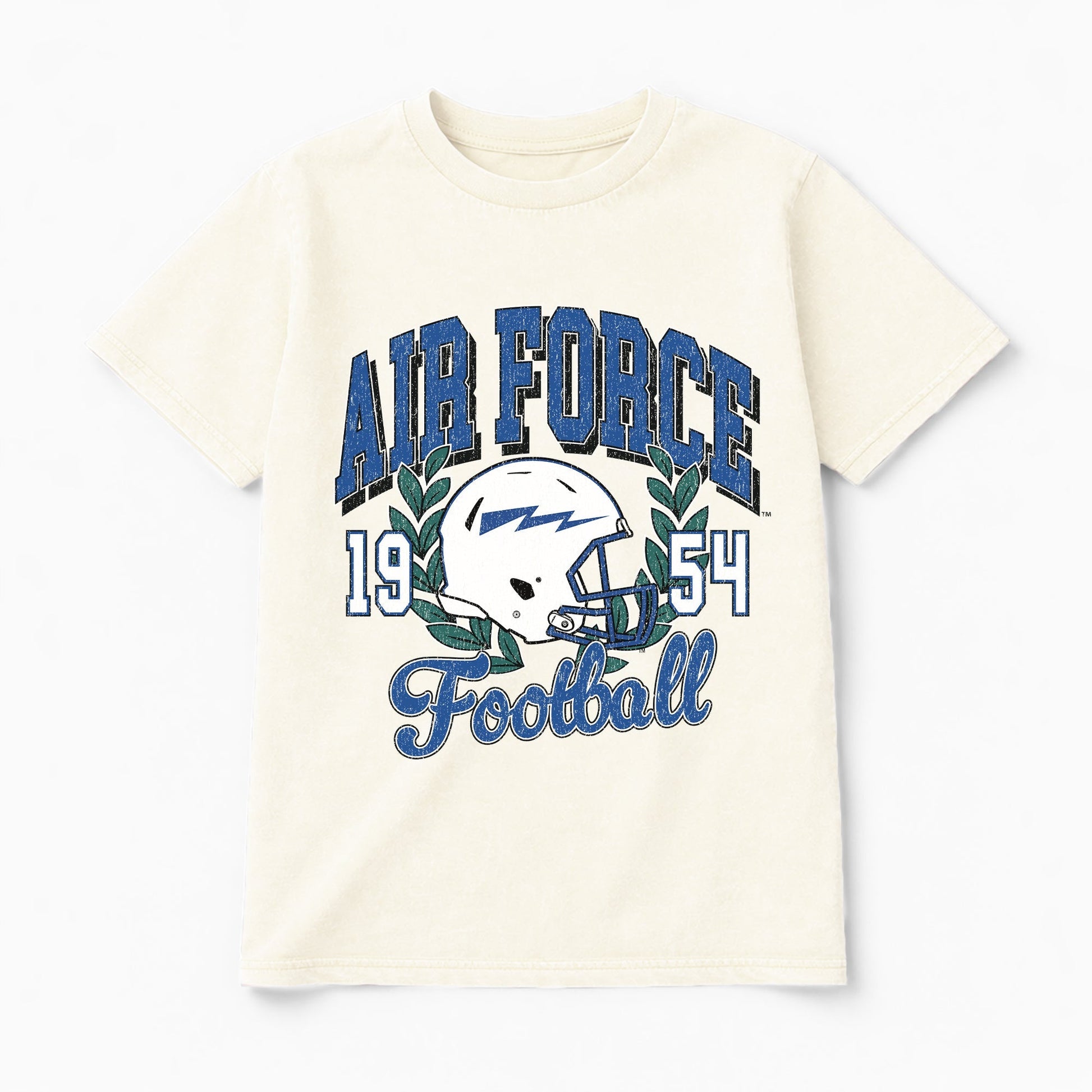 AIR FORCE FALCONS RAISED ON VICTORY CLASSIC FIT COTTON BLEND CREWNECK TEE