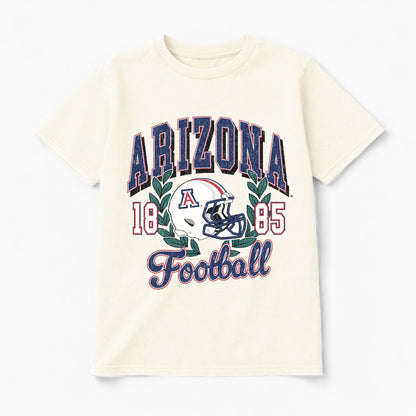 ARIZONA WILDCATS RAISED ON VICTORY CLASSIC FIT COTTON BLEND CREWNECK TEE