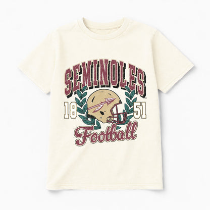 FLORIDA STATE SEMINOLES RAISED ON VICTORY CLASSIC FIT COTTON BLEND CREWNECK TEE