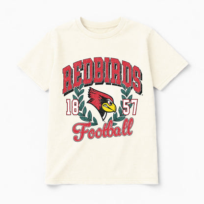 ILLINOIS STATE REDBIRDS RAISED ON VICTORY CLASSIC FIT COTTON BLEND CREWNECK TEE
