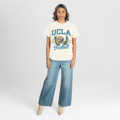 UCLA BRUINS RAISED ON VICTORY CLASSIC FIT COTTON BLEND CREWNECK TEE