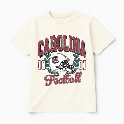 SOUTH CAROLINA GAMECOCKS RAISED ON VICTORY CLASSIC FIT COTTON BLEND CREWNECK TEE