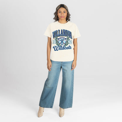 VILLANOVA WILDCATS RAISED ON VICTORY CLASSIC FIT COTTON BLEND CREWNECK TEE