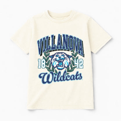 VILLANOVA WILDCATS RAISED ON VICTORY CLASSIC FIT COTTON BLEND CREWNECK TEE