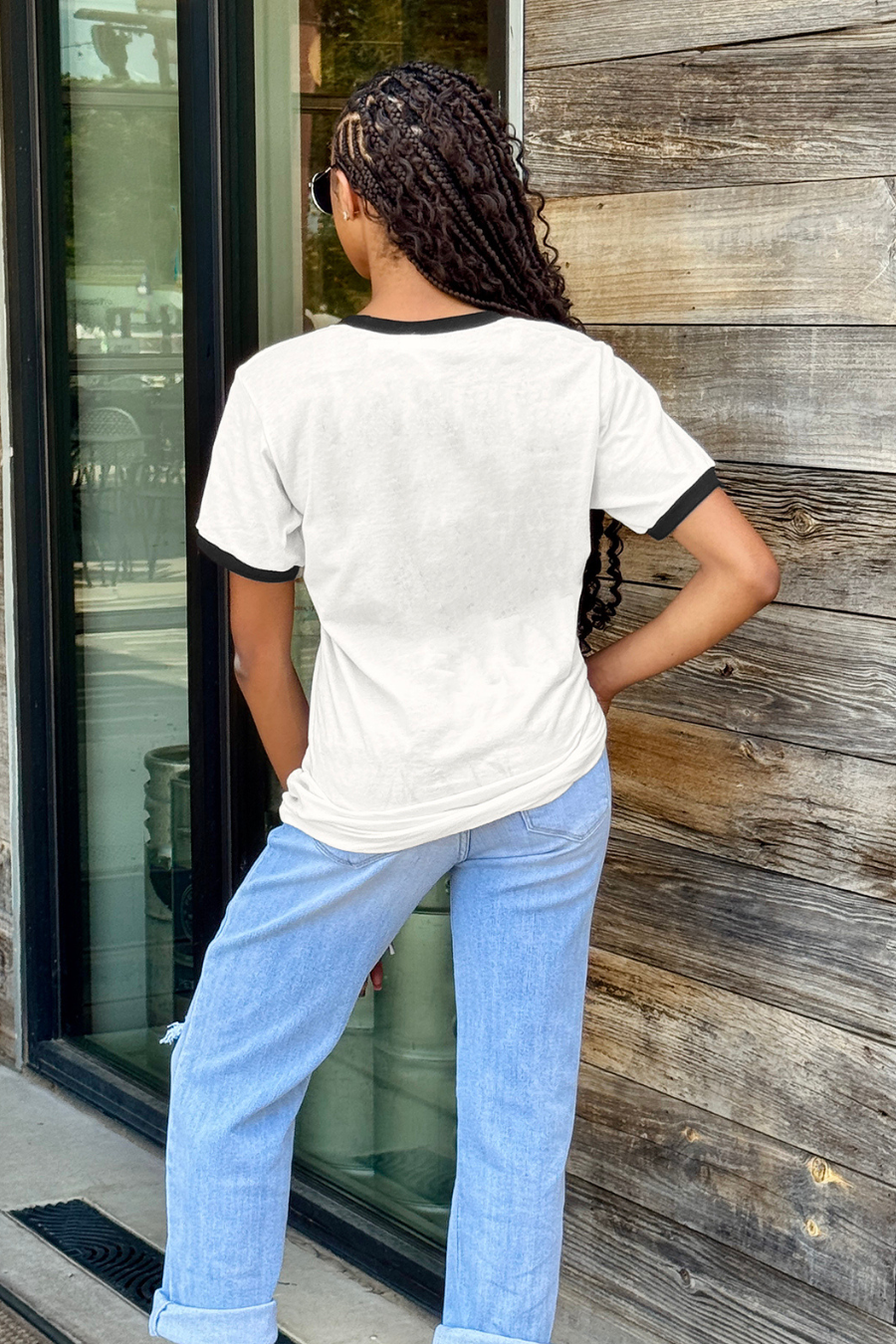 BIXBY SPARTANS BASEBALL VINTAGE RINGER TEE