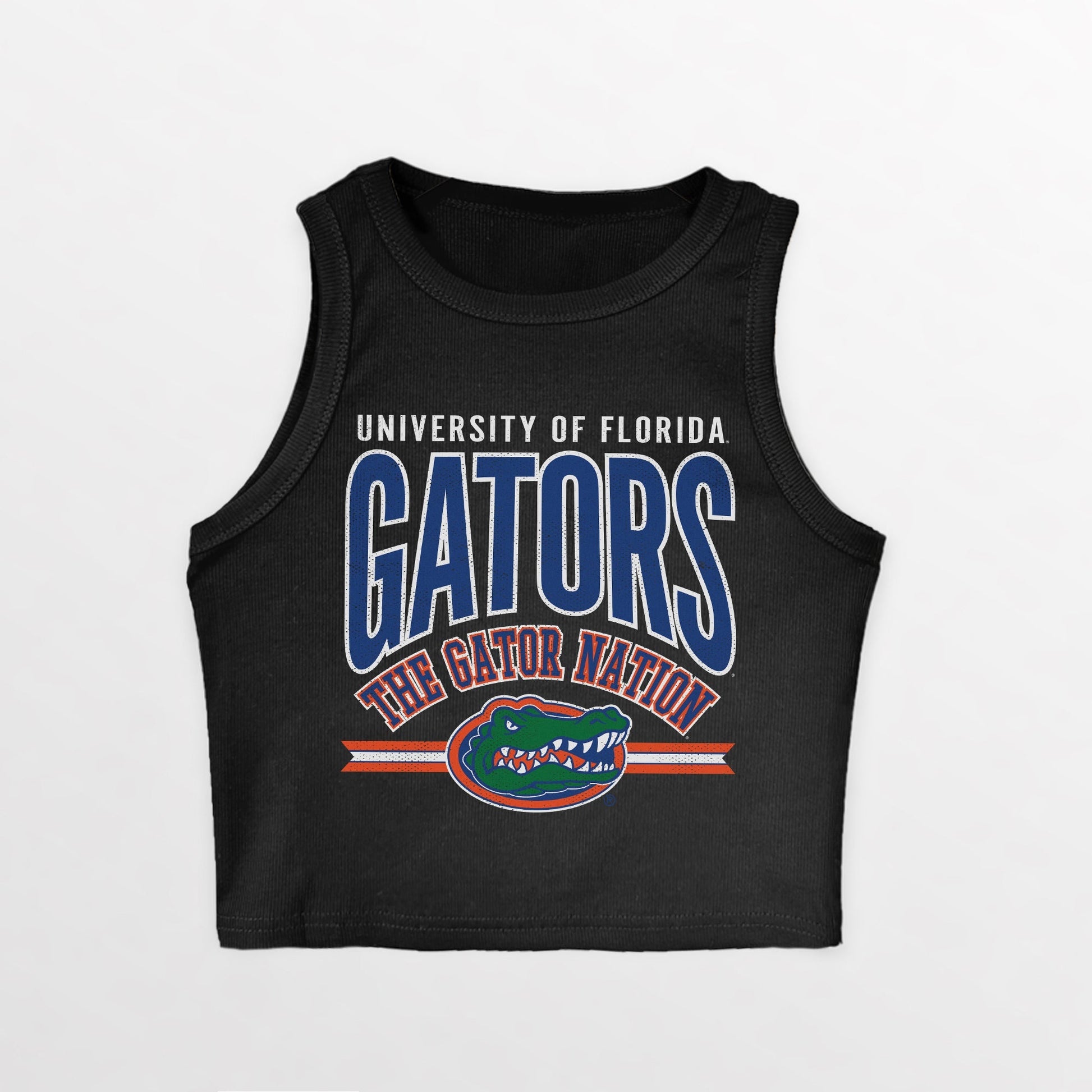 FLORIDA GATORS MIC DROP ESSENTIAL RIBBED CROP TANK