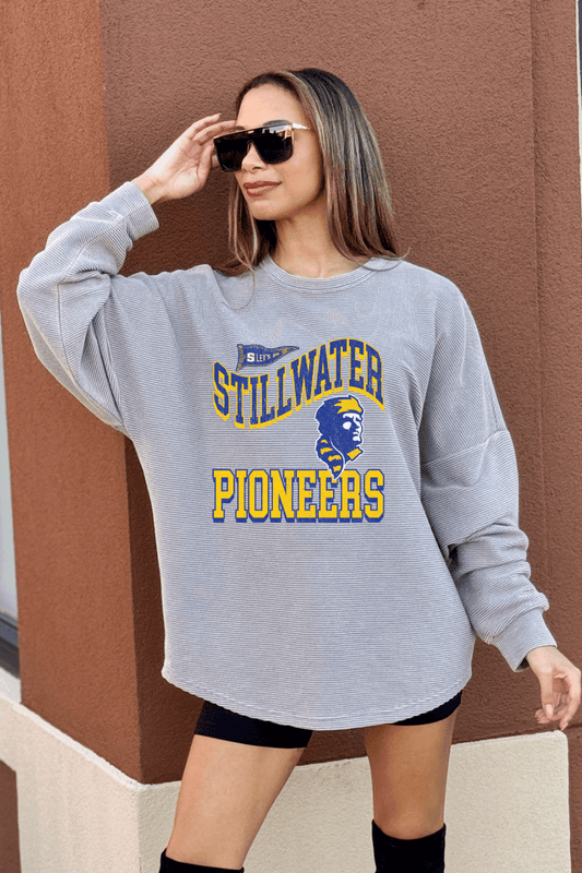 STILLWATER PIONEERS WASHED CORDED PULLOVER - The Club