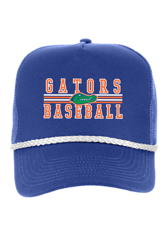 GATB019-GATOR BASEBALL ROPE HAT