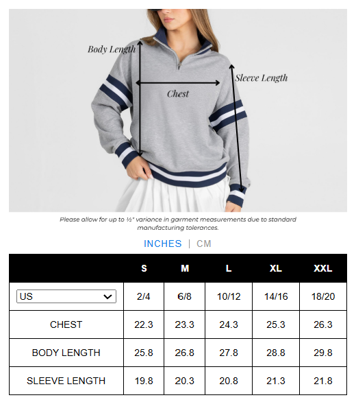 BIXBY SPARTANS STRIPE TRIM QUARTER ZIP PULLOVER
