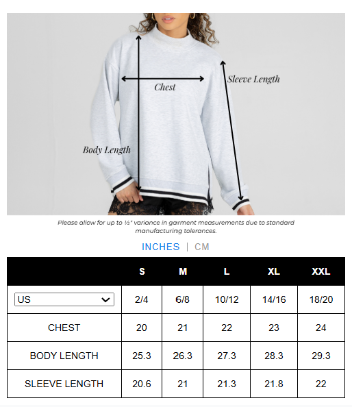 BIXBY SPARTANS STRIPED TRIM MOCK NECK PULLOVER