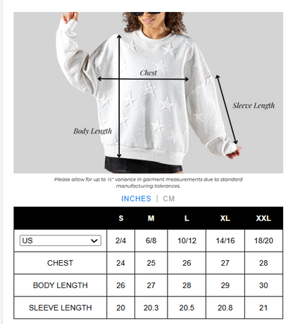 BIXBY SPARTANS STAR EMBOSSED SWEATSHIRT