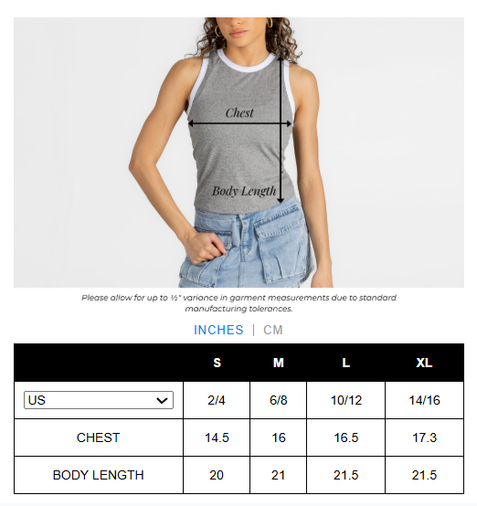 BIXBY SPARTANS CONTRAST TRIM TANK TOP