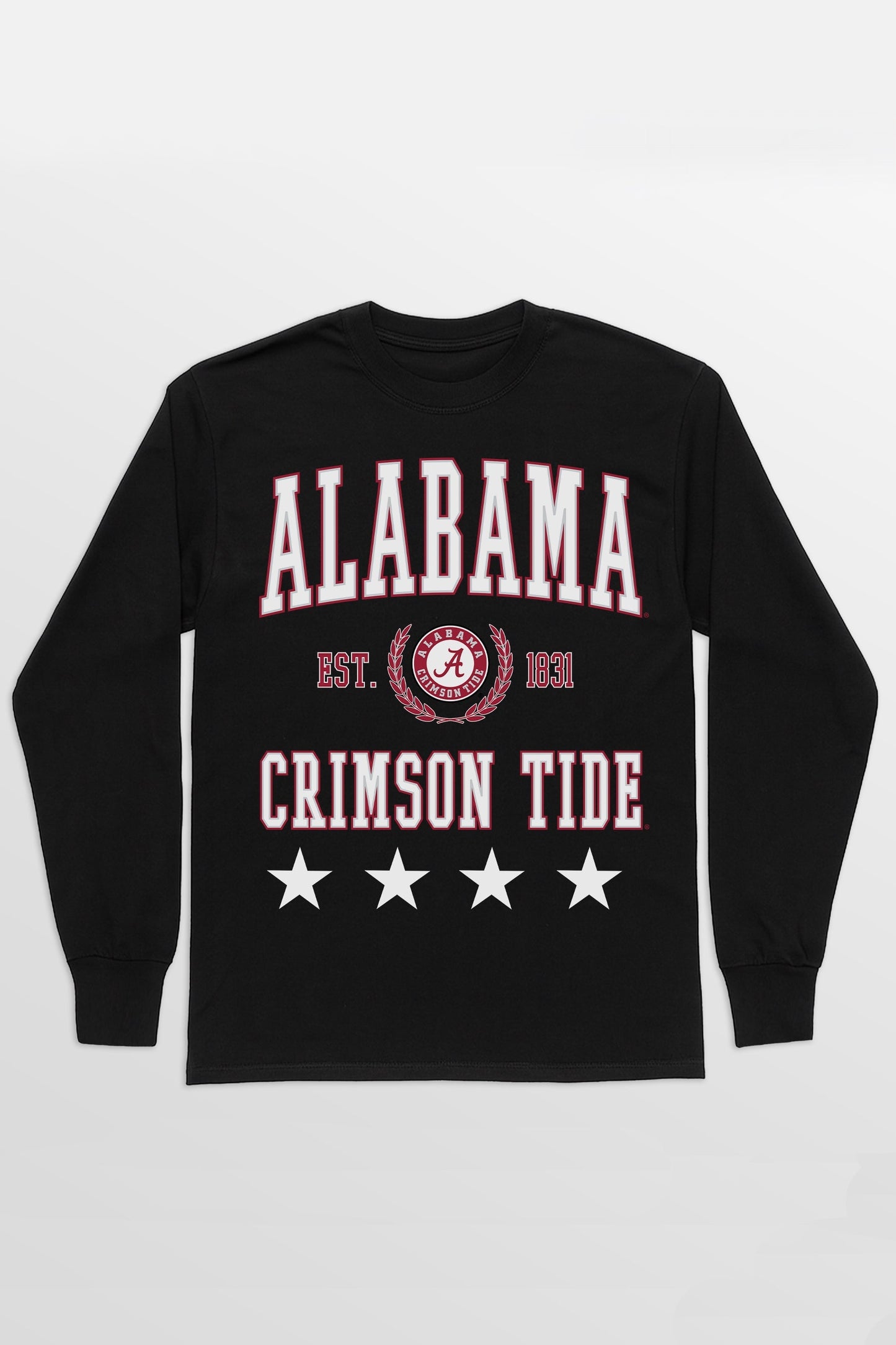ALABAMA CRIMSON TIDE EVERYDAY STAR ESSENTIAL RELAXED FIT LONG SLEEVE TEE