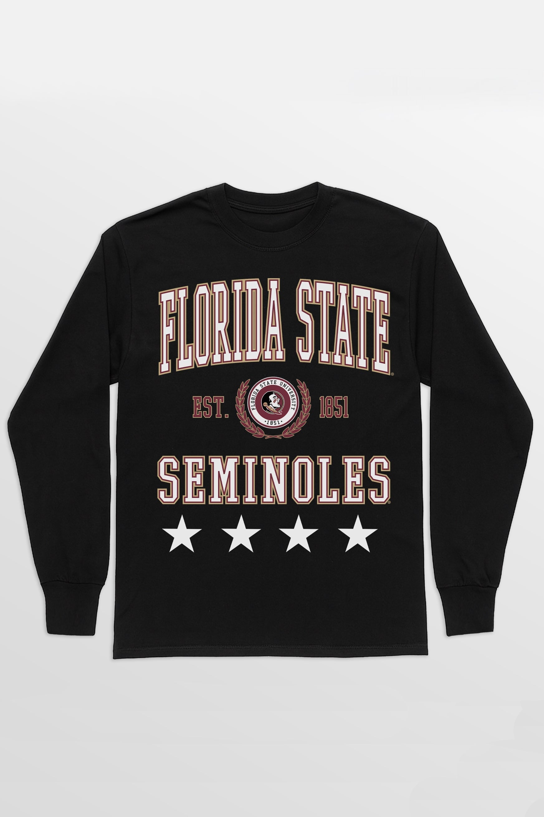 FLORIDA STATE SEMINOLES EVERYDAY STAR ESSENTIAL RELAXED FIT LONG SLEEVE TEE