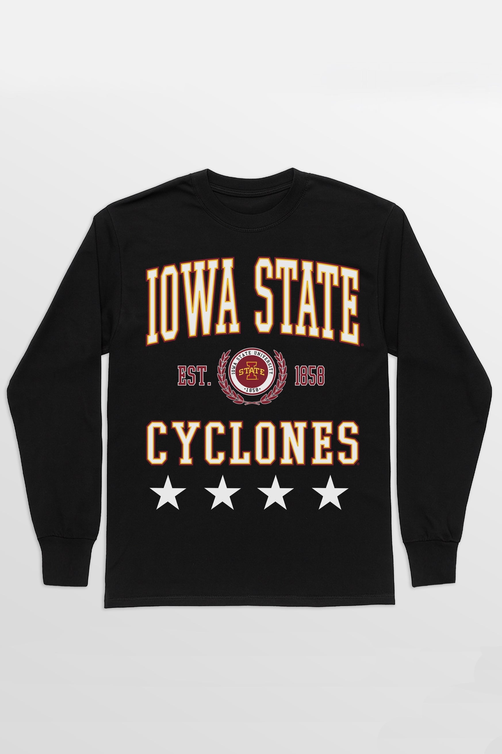 IOWA STATE CYCLONES EVERYDAY STAR ESSENTIAL RELAXED FIT LONG SLEEVE TEE