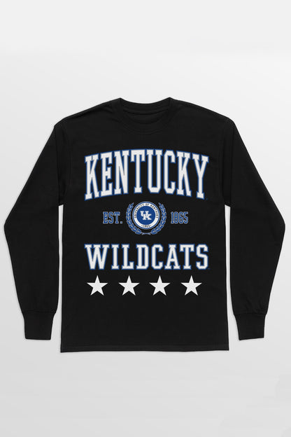 KENTUCKY WILDCATS EVERYDAY STAR ESSENTIAL RELAXED FIT LONG SLEEVE TEE