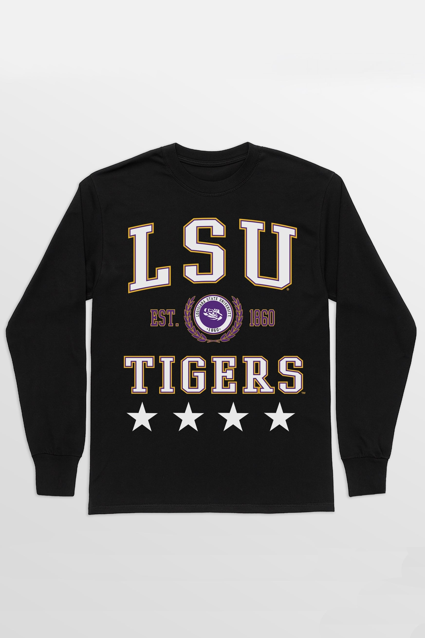 LSU TIGERS EVERYDAY STAR ESSENTIAL RELAXED FIT LONG SLEEVE TEE