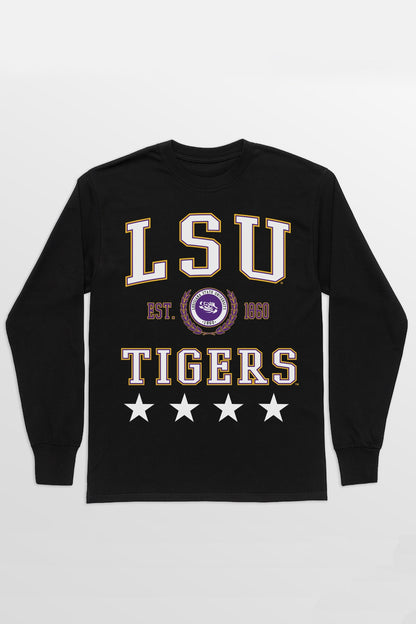 LSU TIGERS EVERYDAY STAR ESSENTIAL RELAXED FIT LONG SLEEVE TEE