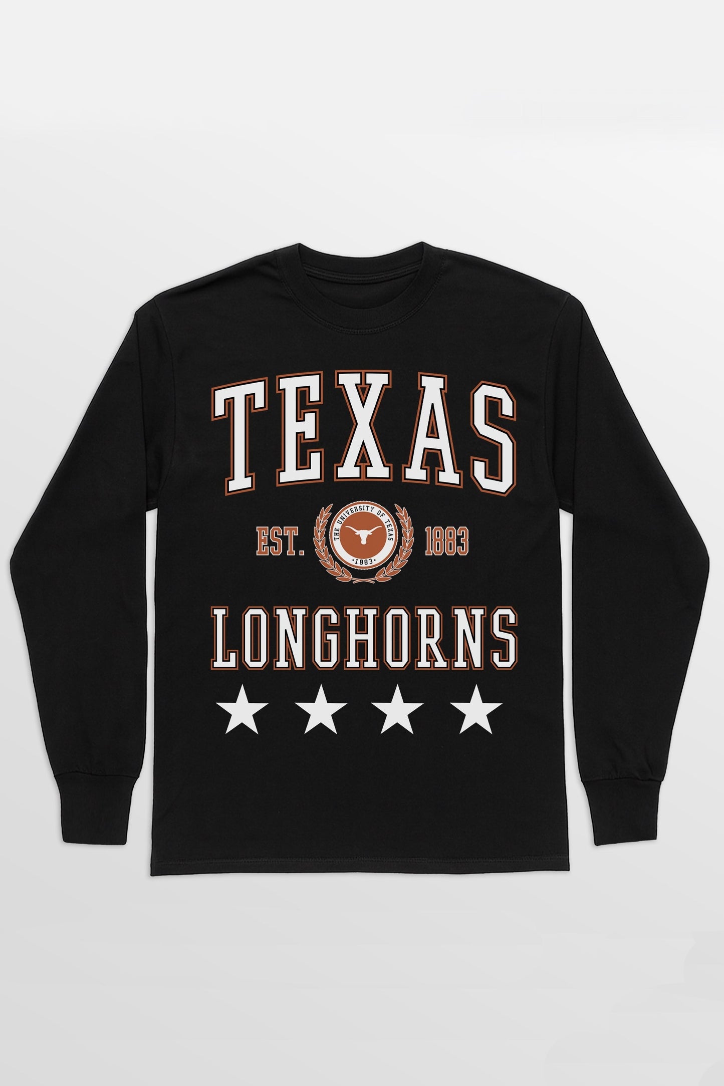 TEXAS LONGHORNS EVERYDAY STAR ESSENTIAL RELAXED FIT LONG SLEEVE TEE