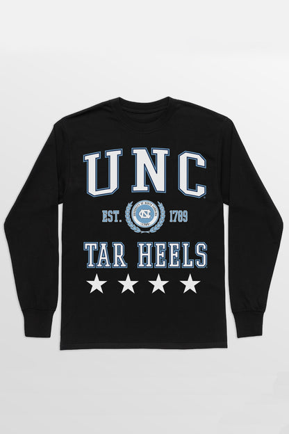 NORTH CAROLINA TAR HEELS EVERYDAY STAR ESSENTIAL RELAXED FIT LONG SLEEVE TEE