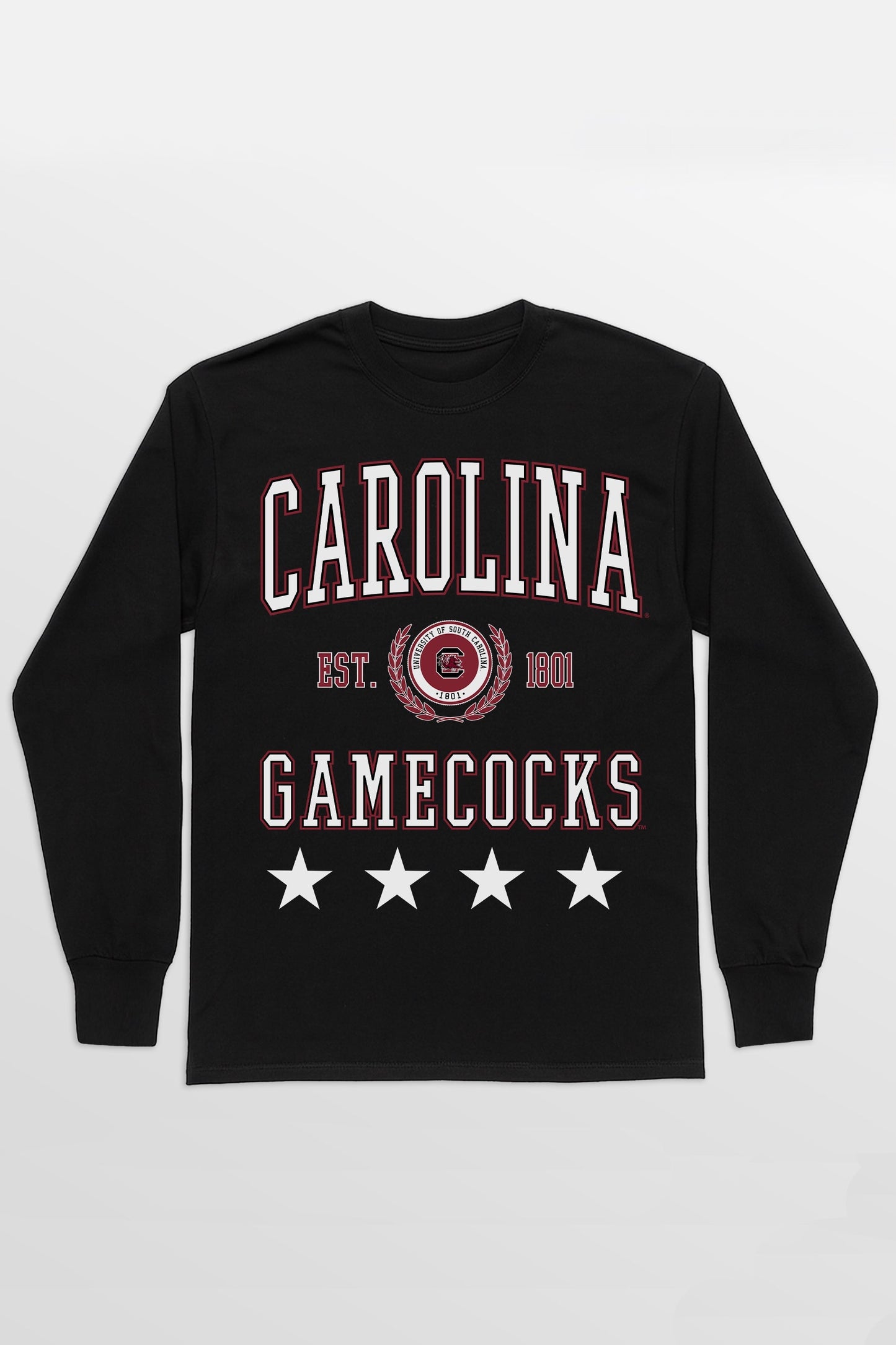 SOUTH CAROLINA GAMECOCKS EVERYDAY STAR ESSENTIAL RELAXED FIT LONG SLEEVE TEE