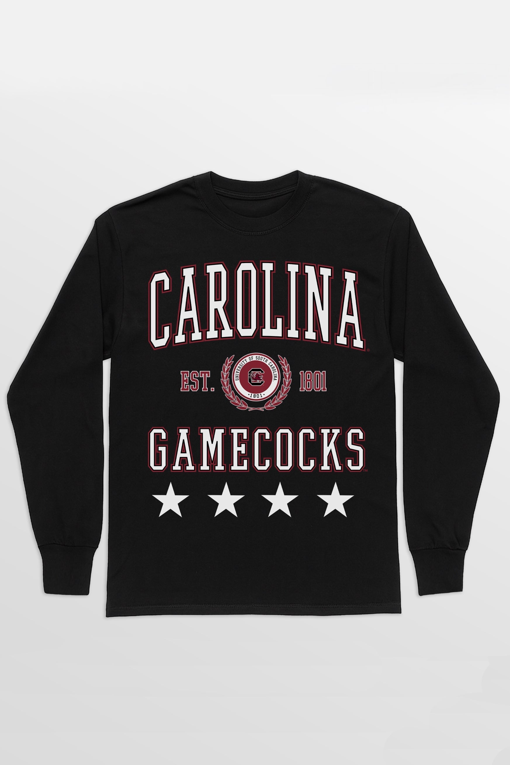 SOUTH CAROLINA GAMECOCKS EVERYDAY STAR ESSENTIAL RELAXED FIT LONG SLEEVE TEE
