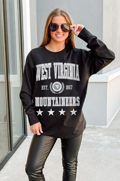 WEST VIRGINIA MOUNTAINEERS EVERYDAY STAR ESSENTIAL RELAXED FIT LONG SLEEVE TEE