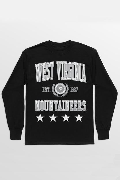 WEST VIRGINIA MOUNTAINEERS EVERYDAY STAR ESSENTIAL RELAXED FIT LONG SLEEVE TEE