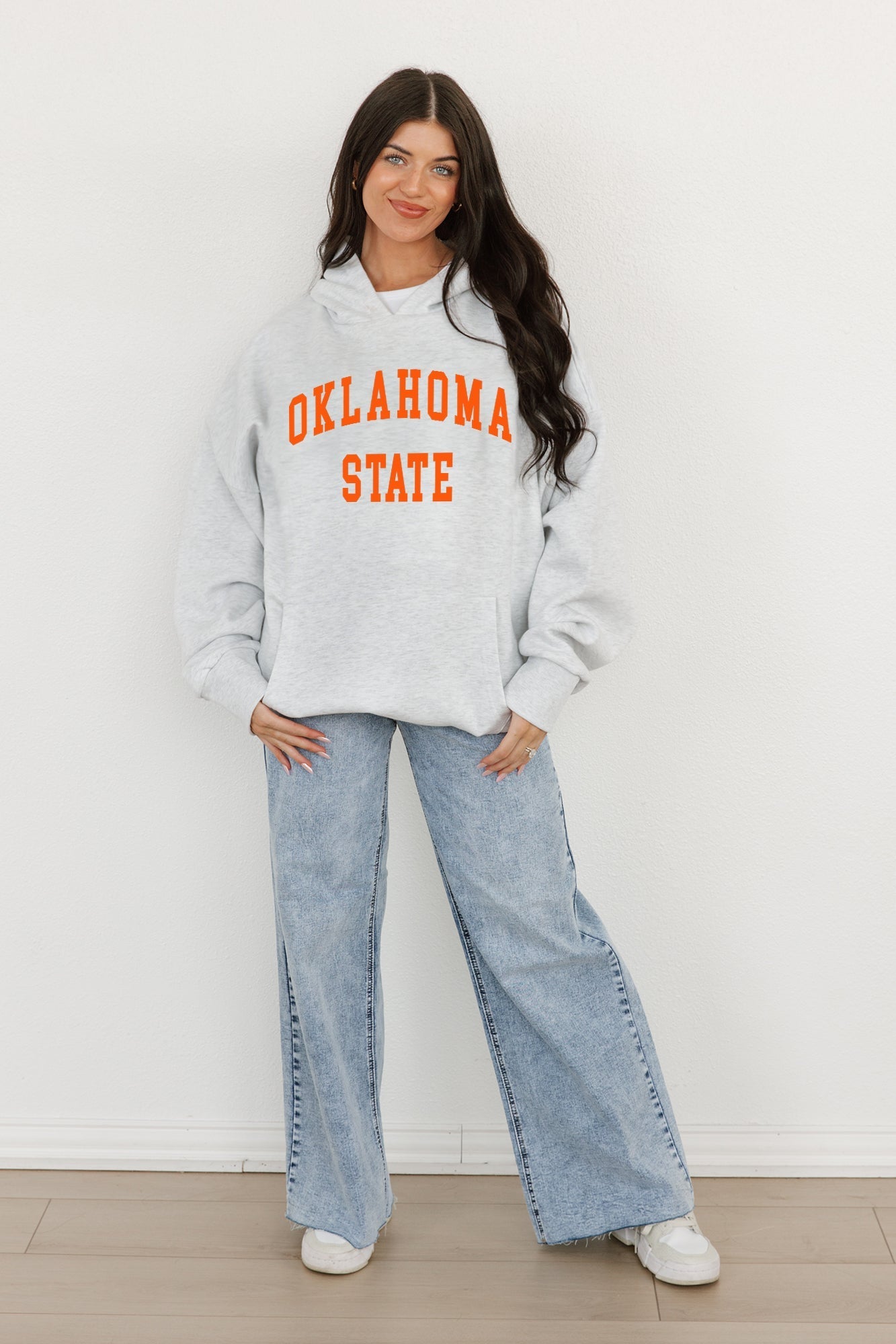 OKLAHOMA STATE COWBOYS ALL - STAR STYLE OVERSIZED PREMIUM WEIGHT HOODIE - The Club