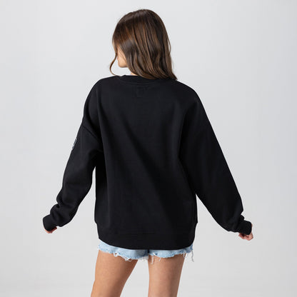 COLORADO BUFFALOES LEGACY CLUB BLACK LABEL PREMIUM FLEECE DROP SHOULDER CREWNECK