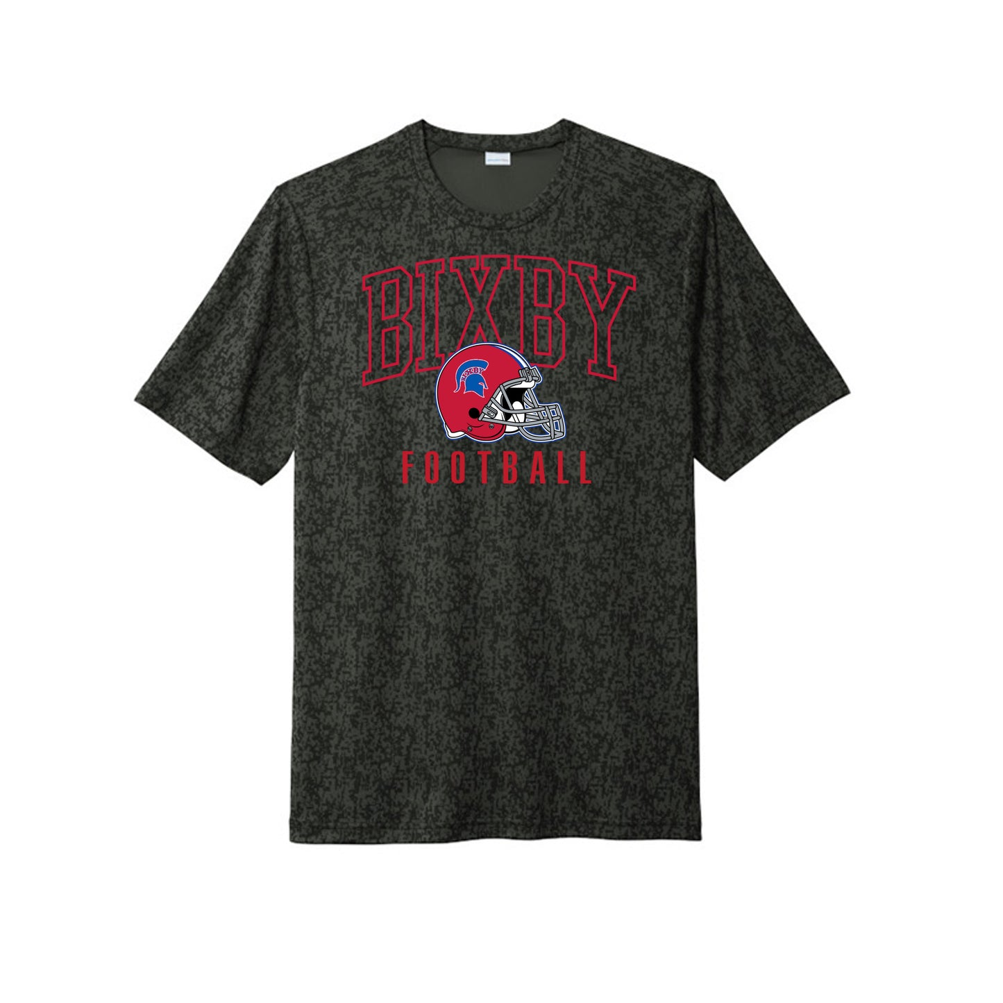 BIXBY SPARTAN FOOTBALL - BIX FB HELMET RED A