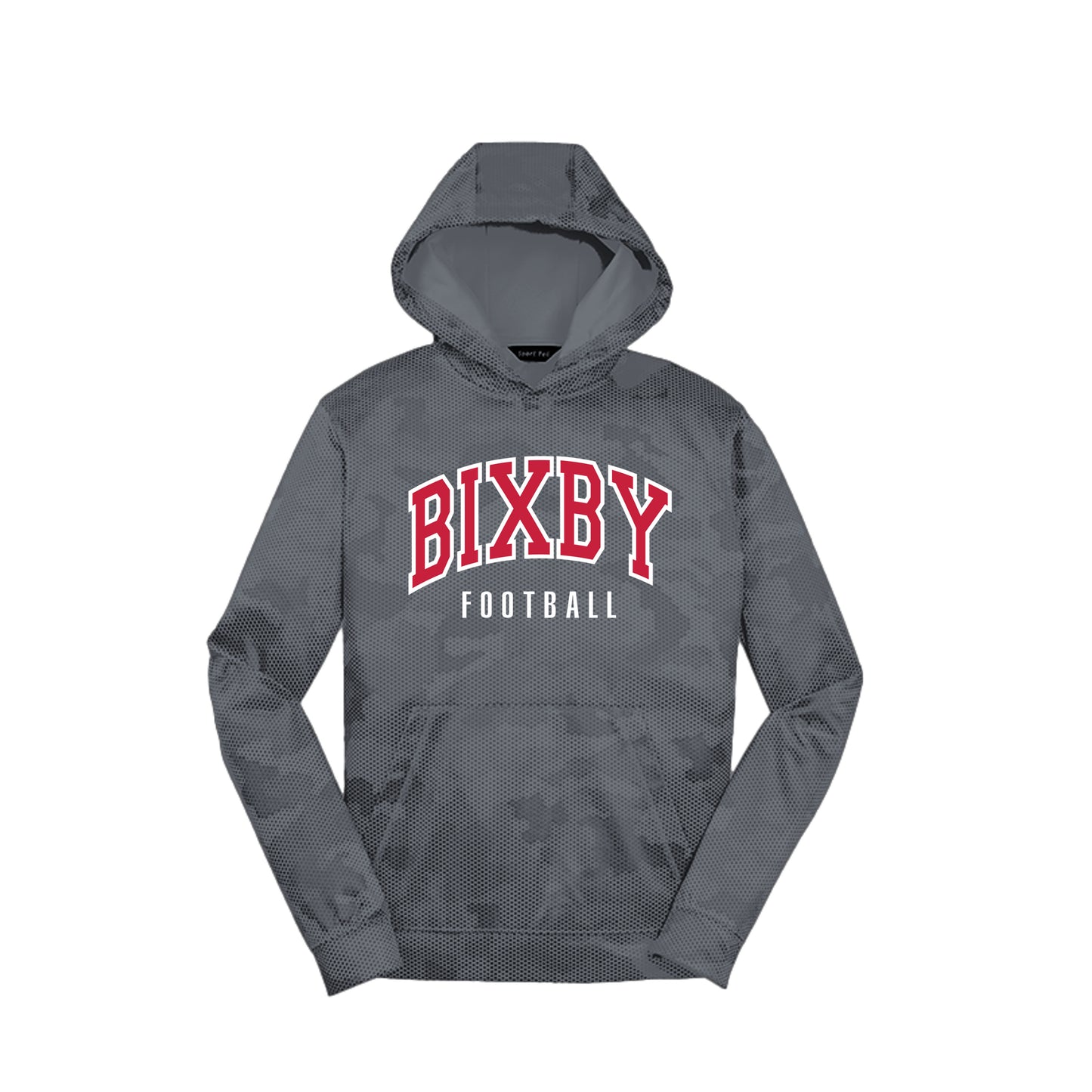 BIXBY SPARTAN FOOTBALL - BIX FB CAMO HOOD Y