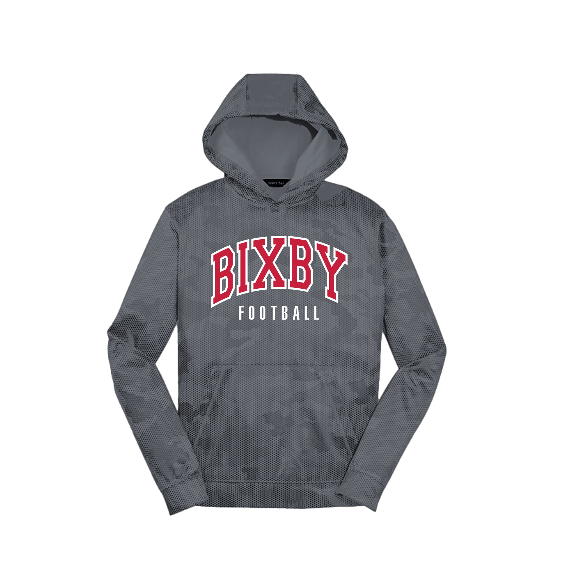 BIXBY SPARTAN FOOTBALL - BIX FB CAMO HOOD Y